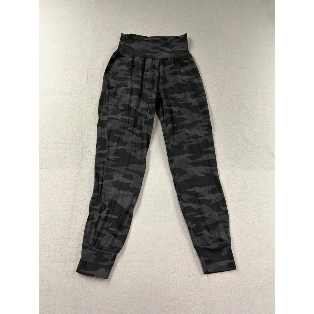 Athleta Salutation Camo Joggers XXS Black